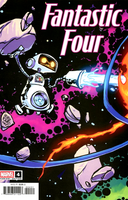 FANTASTIC FOUR #4 SKOTTIE YOUNG VARIANT NM GALACTUS SILVER SURFER DR DOOM HERBIE0
