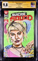 SUICIDE SQUAD 1 CGC SS 9.8 ORIGINAL ART SKETCH BATMAN HARLEY QUINN MARGOT ROBBIE0
