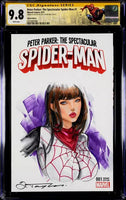 SPECTACULAR SPIDER-MAN #1 CGC SS 9.8 SILK ORIGINAL ART SKETCH BLACK CAT GWEN MJ0
