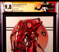 AMAZING SPIDER-MAN #10 CGC SS 9.8 MARK BROOKS EXCLUSIVE NYCC VIRGIN VARIANT MJ2
