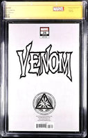 VENOM #26 CGC SS 9.8 TYLER KIRKHAM EXCLUSIVE FOIL VIRGIN VARIANT SPIDER-MAN1
