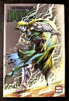 ONE WORLD UNDER DOOM #1 TYLER KIRKHAM NYCC EXCLUSIVE SILVER FOIL VARIANT NM XMEN0
