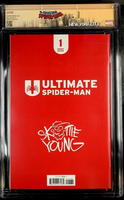 ULTIMATE SPIDER-MAN #1 CGC SS 9.8 SKOTTIE YOUNG EXCLUSIVE VARIANT GREEN GOBLIN1
