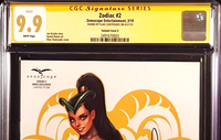 ZODIAC #2 CGC SS 9.9 NOT 9.8 ELIAS CHATZOUDIS ARIES EXCLUSIVE VARIANT MARDI GRAS1
