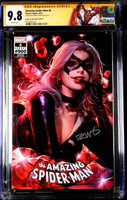 AMAZING SPIDER-MAN #6 CGC SS 9.8 DERRICK CHEW EXCLUSIVE VARIANT VENOM BLACK CAT0

