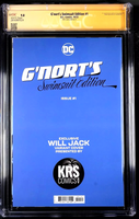 G'NORT'S SWIMSUIT EDITION #1 CGC SS 9.8 WILL JACK EXCLUSIVE VARIANT POWERGIRL DC1
