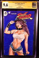 STREET FIGHTER MENAT #1 CGC SS 9.6 NM+ ORIGINAL ART SKETCH POISON RYU CHUN-LI0
