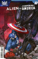 ALIEN VS. CAPTAIN AMERICA #1 INHYUK LEE VARIANT NM AVENGERS RED SKULL INHUMANS0
