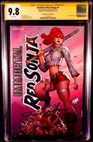IMMORTAL RED SONJA #1 CGC SS 9.8 DAVID NAKAYAMA EXCLUSIVE FOIL LOGO VARIANT0
