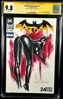 BATMAN #1 CGC SS 9.8 CATWOMAN ORIGINAL ART SKETCH JOKER HARLEY QUINN POISON IVY0
