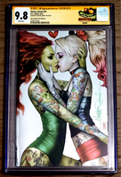 HARLEY QUINN #31 NATHAN SZERDY EXCLUSIVE FOIL VIRGIN VARIANT POISON IVY KISS DC0
