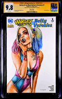 HARLEY & IVY MEET BETTY & VERONICA #1 CGC SS 9.8 ORIGINAL ART SKETCH BATMAN DC0
