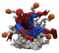 MARVEL GALLERY PUMPKIN BOMBS SPIDER-MAN 6" PVC DIORAMA TOY FIGURE STATUE GOBLIN0
