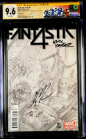 FANTASTIC FOUR #1 CGC SS 9.6 NM+ KESEL, ALEX ROSS 1:300 VARIANT GALACTUS DR DOOM0
