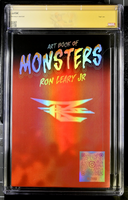 ART BOOK OF MONSTERS #1 CGC SS 9.8 EXCLUSIVE FOIL VIRGIN VARIANT VENOM DEADPOOL1
