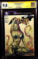 DETECTIVE COMICS #20 CGC SS 9.8 ORIGINAL ART SKETCH POISON IVY BATMAN JOKER DC0
