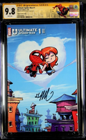 ULTIMATE SPIDER-MAN #1 CGC SS 9.8 SKOTTIE YOUNG EXCLUSIVE VARIANT GREEN GOBLIN0
