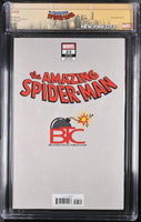 AMAZING SPIDER-MAN #23 CGC SS 9.8 ARIEL DIAZ EXCLUSIVE VIRGIN VARIANT BLACK CAT1
