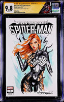 MILES MORALES SPIDER-MAN #1 CGC SS 9.8 MARY JANE ORIGINAL ART SKETCH VENOM GWEN0
