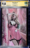 HARLEY QUINN #29 CGC SS 9.8 NATALI SANDERS EXCLUSIVE VIRGIN VARIANT BATMAN JOKER0
