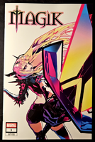 MAGIK #1 ROSE BESCH NYCC PARTIAL B&W EXCLUSIVE VARIANT NM WOLVERINE X-MEN ROGUE0

