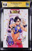 STREET FIGHTER MASTERS CHUN-LI #1 CGC SS 9.8 REIQ EXCLUSIVE VIRGIN VARIANT RYU2

