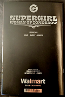 SUPERGIRL WOMAN OF TOMORROW #1 NYCC WALMART EXCLUSIVE FOIL VIRGIN VARIANT NM DC1
