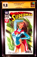 SUPERMAN #1 CGC SS 9.8 ORIGINAL ART SKETCH SUPERGIRL KARA JUSTICE LEAGUE FLASH0
