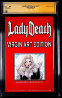 LADY DEATH ENCHANTMENTS #1 CGC SS 9.9 NOT 9.8 DAVID NAKAYAMA VIRGIN SNAP EDITION3
