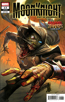 MOON KNIGHT FIST OF KHONSHU #13 ZOMBIES VARIANT NM AVENGERS WRECKER MARVEL COMIC0
