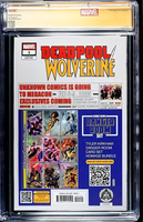 DEADPOOL WOLVERINE #1 CGC SS 9.8 TYLER KIRKHAM EXCLUSIVE VARIANT X-MEN X-FORCE1
