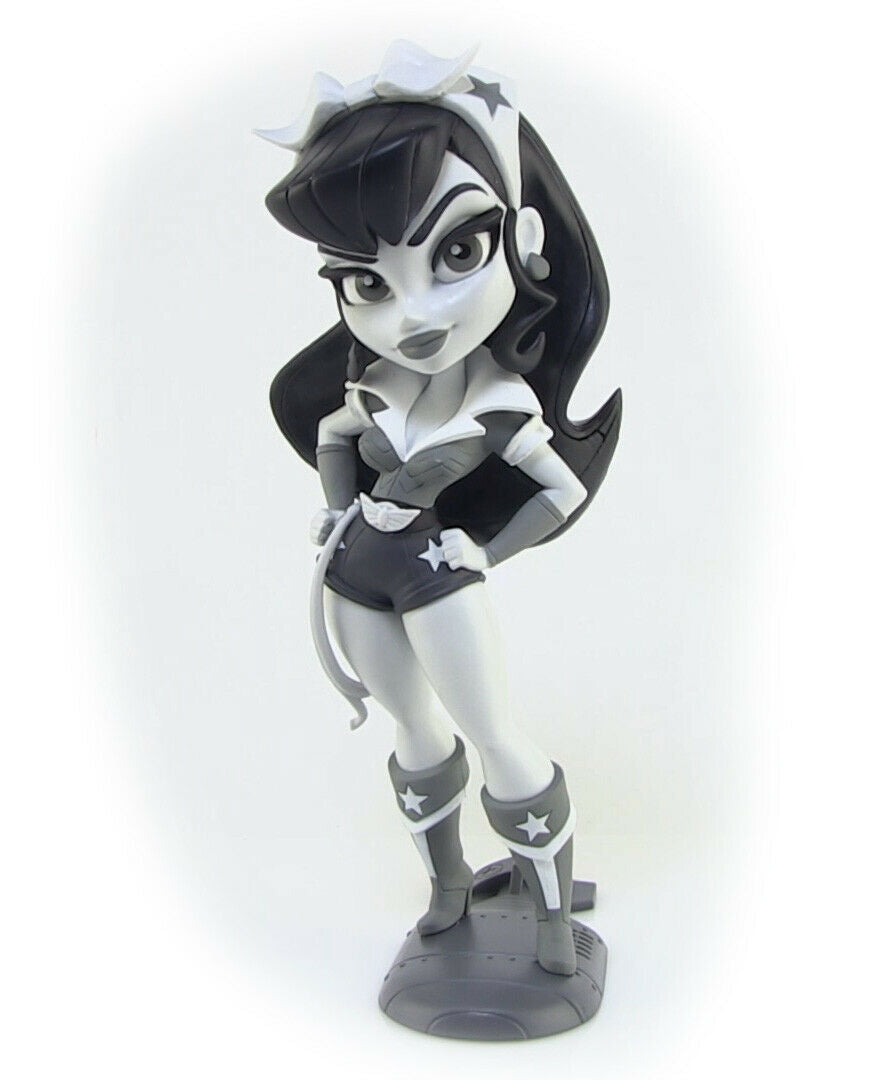 CUTE BLACK & WHITE WONDER WOMAN BOMBSHELL VINYL STATUE BY DC COMICS