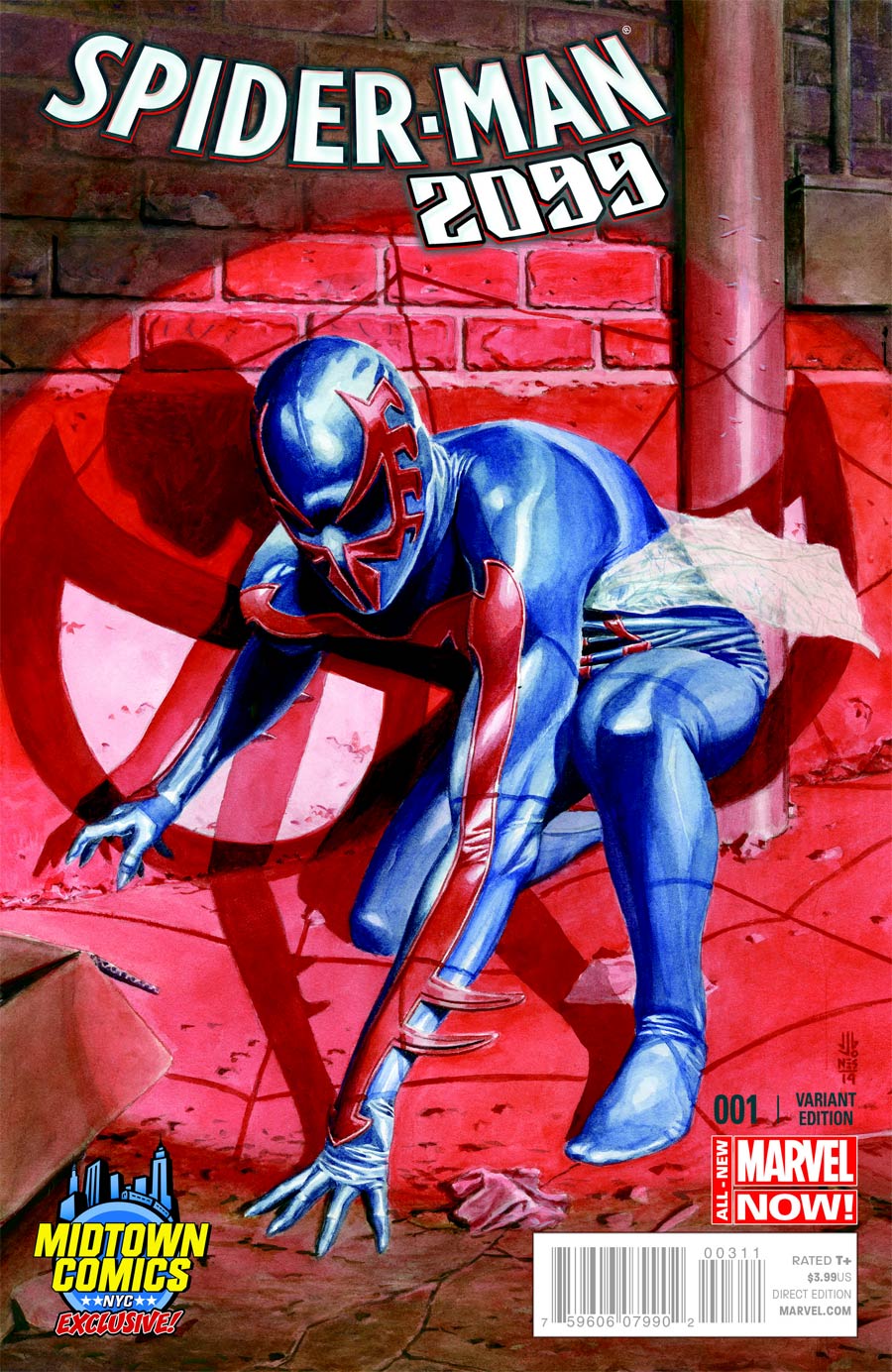 SPIDER-MAN 2099 EXCLUSIVE BY JG JONES RED BLUE FUTURE VENOM CARNAGE